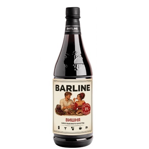 Barline сироп Вишня, без сахара, ПЭТ, 1л